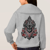 Sweat - shirt à capuche avec conception de typogra (Dos)