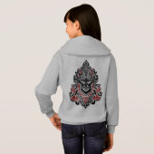 Sweat - shirt à capuche avec conception de typogra (Dos entier)