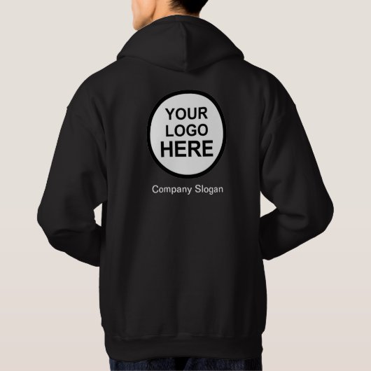 Sweat - shirt à capuche avec votre logo d'entrepri (Dos)