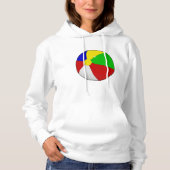 Sweat - shirt à capuche Beach Ball Womens (Devant)