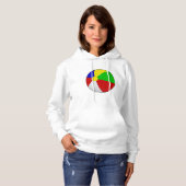 Sweat - shirt à capuche Beach Ball Womens (Devant entier)