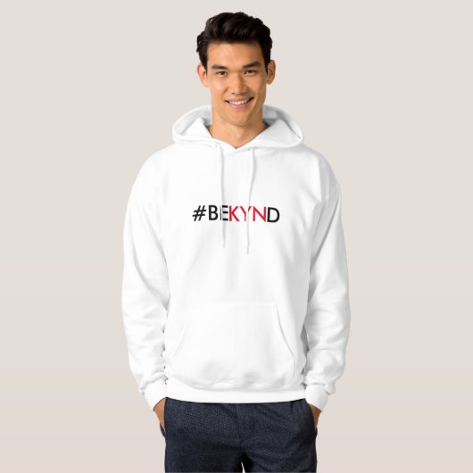 sweat - shirt à capuche #beKYNd (Devant entier)