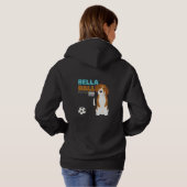 Sweat - shirt à capuche Bella Ball Ladies (Dos entier)