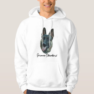 Sweat - shirt à capuche berger allemand