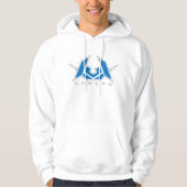 Sweat - shirt à capuche blanc (Devant)
