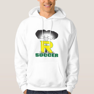 Sweat - shirt à capuche blanc - le football de