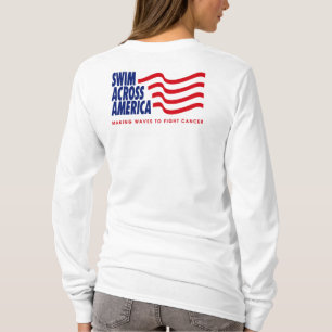 Sweat - shirt à capuche bleu de lt de SAA - dames