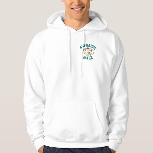 Sweat - shirt à capuche brodé (Devant)