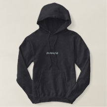 Sweat - shirt à capuche brodé du bruit blanc