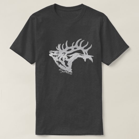 Sweat - shirt à capuche Bull Elk (Design devant)