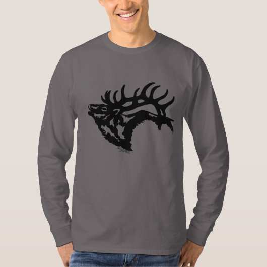 Sweat - shirt à capuche Bull Elk (Devant)