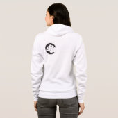 Sweat - shirt à capuche central de Fermeture (Dos entier)