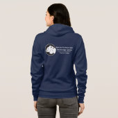 Sweat - shirt à capuche central de Fermeture (Dos entier)