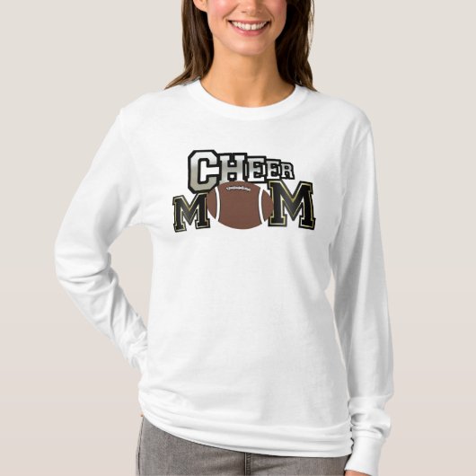 Sweat - shirt à capuche Cheer Mom (Devant)