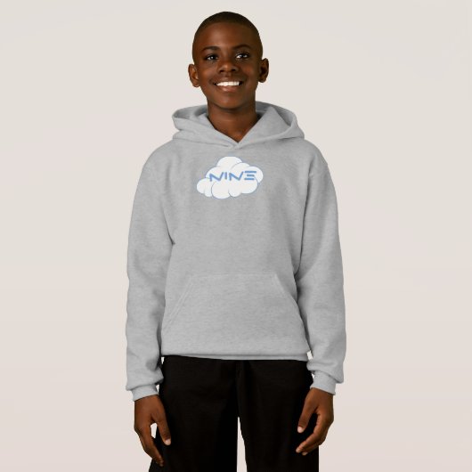 Sweat - shirt à capuche Cloud neuf (Devant entier)
