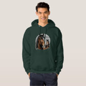Sweat - shirt à capuche Clydesdale (Devant entier)