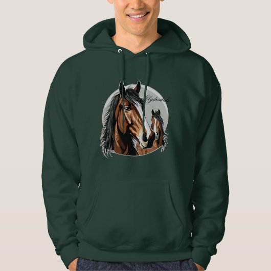 Sweat - shirt à capuche Clydesdale (Devant)