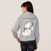 Sweat - shirt à capuche ComfortBlend® pour filles' (Dos entier)