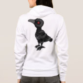 sweat - shirt à capuche corbeau (Dos)