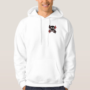 Sweat - shirt à capuche crâne Rocker