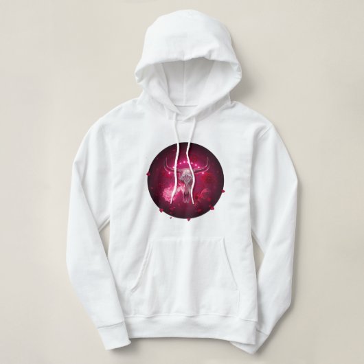 Sweat - shirt à capuche crâne Taurus 🔥 🌹 (Design devant)