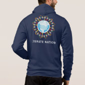 Sweat - shirt à capuche cultivé de nation (Dos)