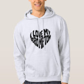 Sweat - shirt à capuche cycliste Brompton (Devant)