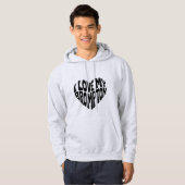 Sweat - shirt à capuche cycliste Brompton (Devant entier)