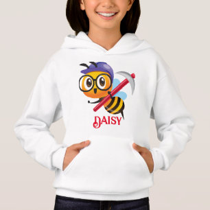 sweat - shirt à capuche d'abeille mignonne customi