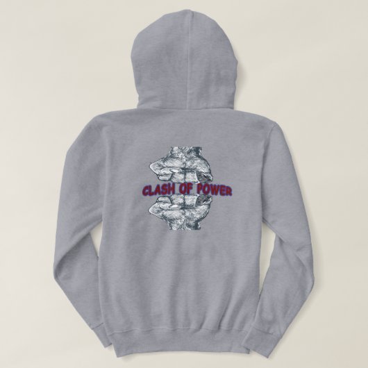 Sweat - shirt à capuche d'alimentation libre (Design dos)