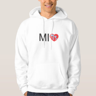 Sweat - shirt à capuche d'amour de MI