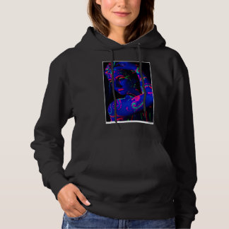 SWEAT - SHIRT À CAPUCHE D'ART DE LA DENSE PEINTE