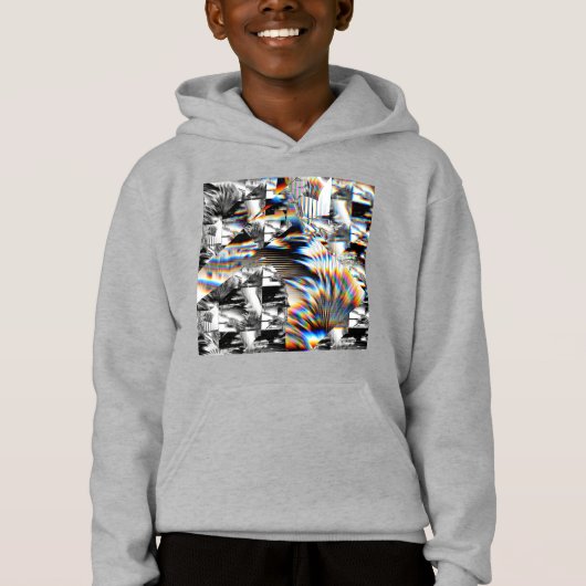 Sweat - shirt à capuche d'attaque arc-en-ciel (Devant)