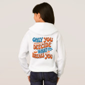 Sweat - shirt à capuche d'autonomisation rétro - ' (Dos entier)