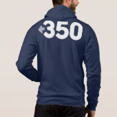 Sweat - shirt à capuche de 350 tirettes (Dos)