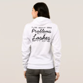 Sweat - shirt à capuche de 99 problèmes pour la (Dos entier)