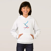 Sweat - shirt à capuche de basculement de fille