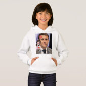 Sweat - shirt à capuche de basculement de fille (Devant entier)