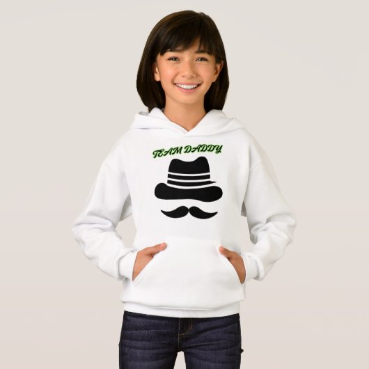Sweat - shirt à capuche de basculement de fille (Devant entier)