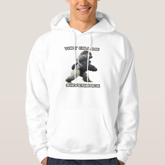 Sweat - shirt à capuche de basculement de Gorille (Devant)
