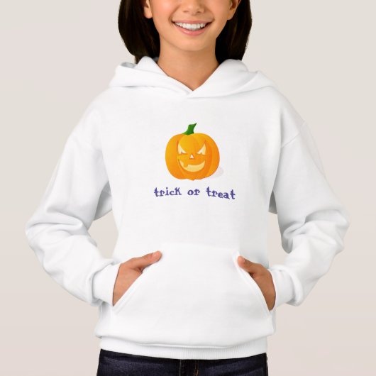 Sweat - shirt à capuche de basculement d'Halloween (Devant)