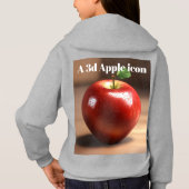 Sweat - shirt à capuche de basculement d'icône App (Dos)