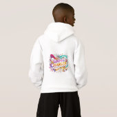 Sweat - shirt à capuche de basculement pour enfant (Dos entier)