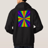 Sweat - shirt à capuche de basculement Rainbow Cro (Dos)