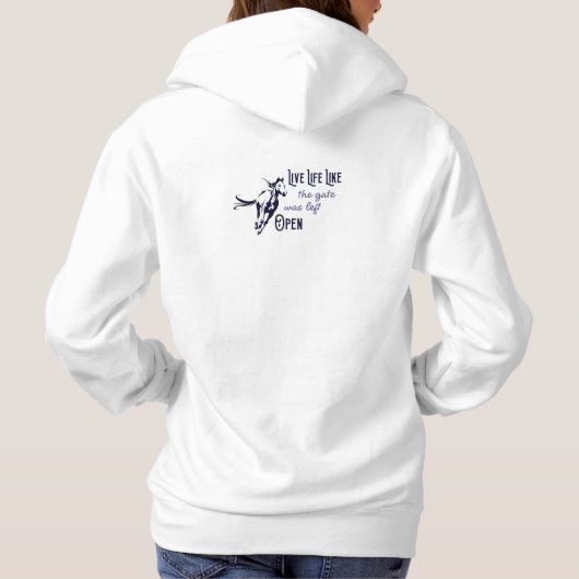 Sweat - shirt à capuche de base des femmes de Eddy (Dos)