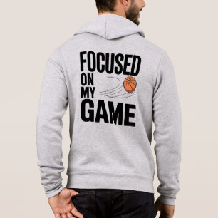 Sweat - shirt à capuche de basket-ball axé sur les