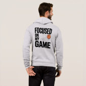 Sweat - shirt à capuche de basket-ball axé sur les (Dos entier)