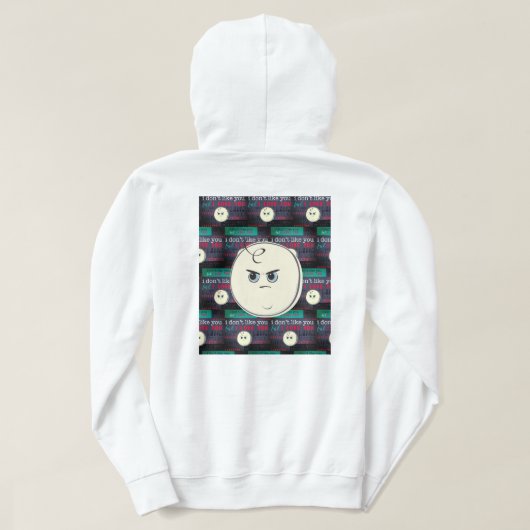 SWEAT - SHIRT À CAPUCHE DE BÉBÉ EN COLÈRE (Design dos)