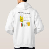 Sweat - shirt à capuche de bière et de physique (Dos)