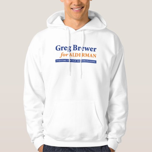 Sweat - shirt à capuche de brasseur (Devant)